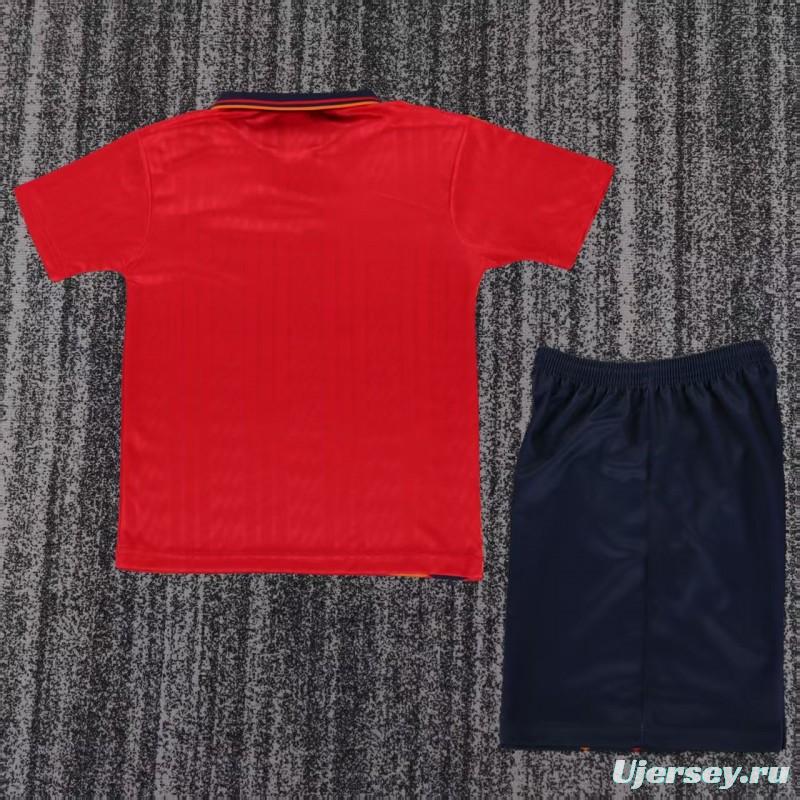 Retro Kids 1994 Spain Home Jersey