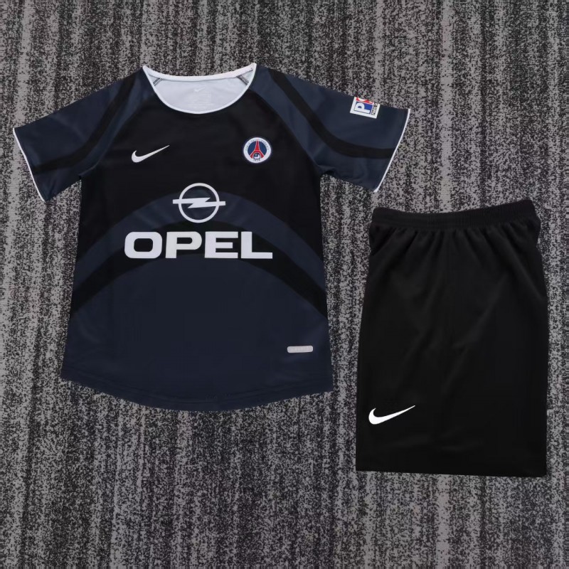 Retro  Kids 01/02 PSG/Paris Saint-Germain Third Jersey