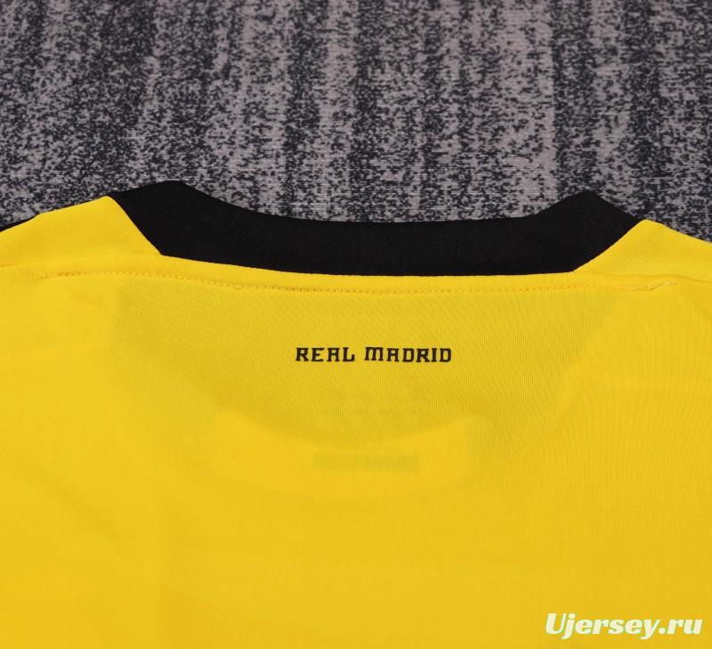 Retro Kids 11/12 Real Madrid Yellow Goalkeeper Jersey