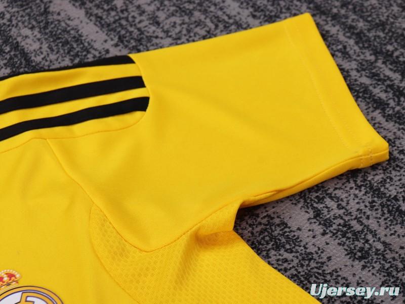 Retro Kids 11/12 Real Madrid Yellow Goalkeeper Jersey