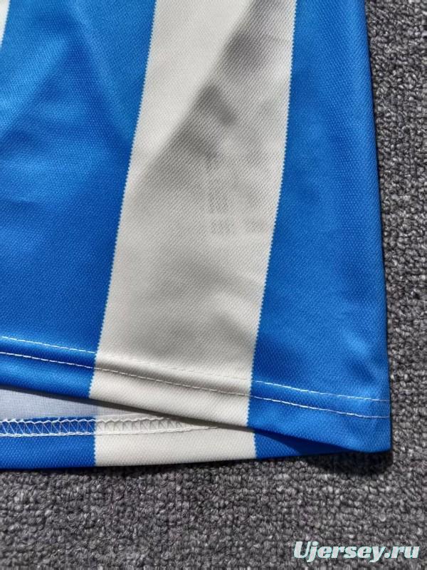Retro 1998 Kids Argentina Home Long Sleeve Jersey