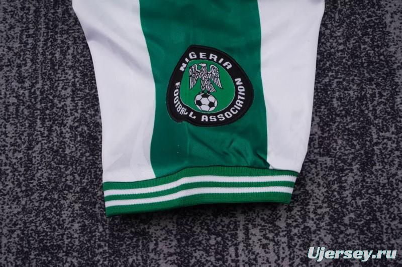 Retro Kids 1996  Nigeria Away White Jersey