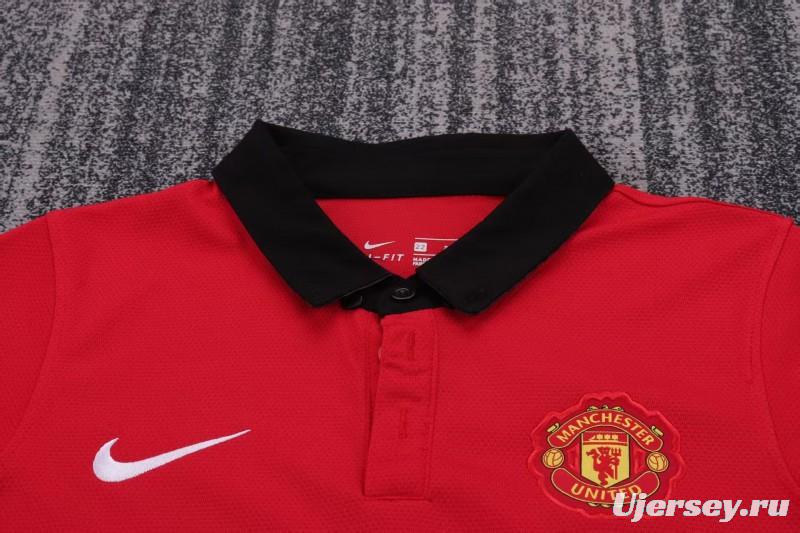Retro Kids 13/14 Manchester United Red Home Jersey