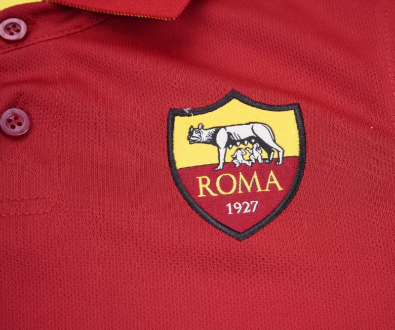 Retro Kids 14/15 AS Roma Maroon Home Jersey