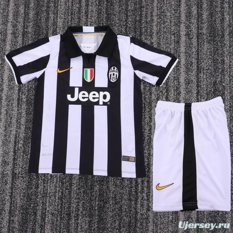 Retro Kids 14/15 Juventus Home Jersey