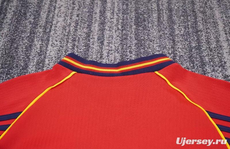 Retro Kids 1998 Spain Home Jersey