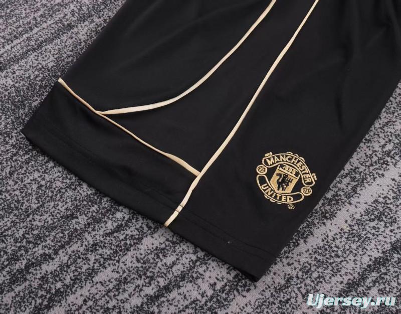 Retro Kids 01/02 Manchester United Centenary Golden Reversible Jersey