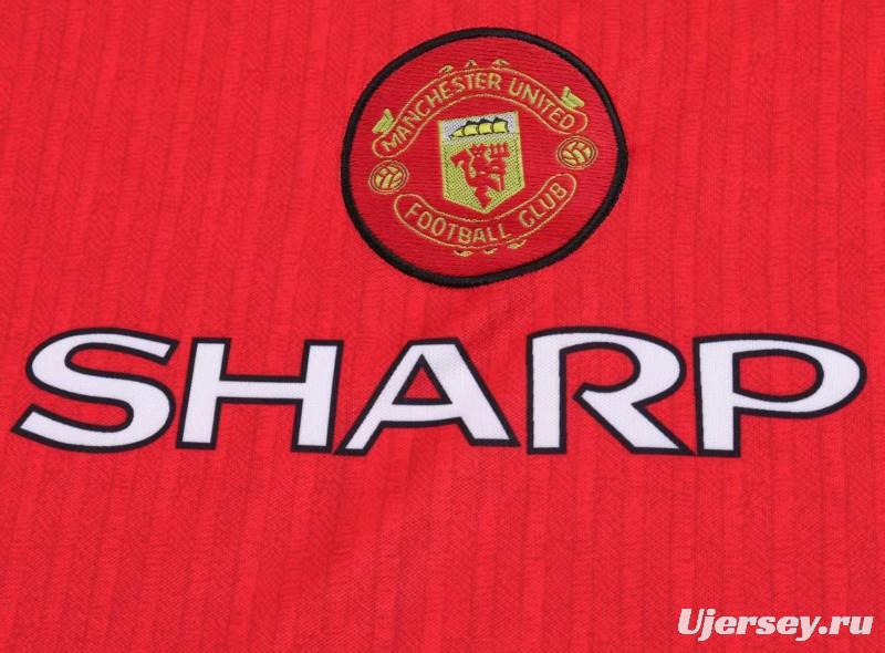 Retro Kids  96/97 Manchester United Home Jersey