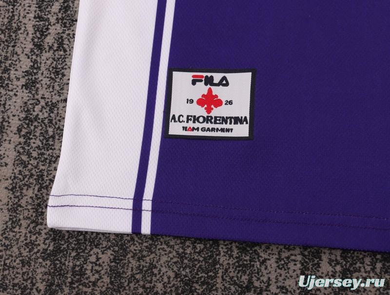 Retro Kids 99/00 Fiorentina Home Jersey