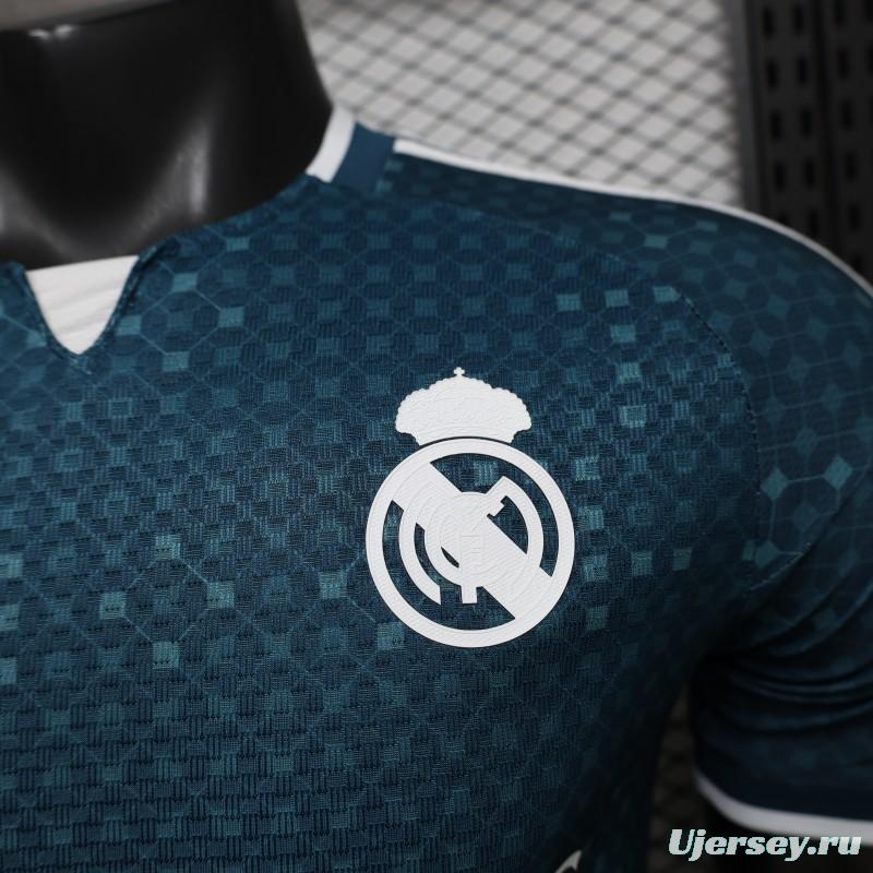 Player Version 26/27 Real Madrid Away Teal Blue  Jersey