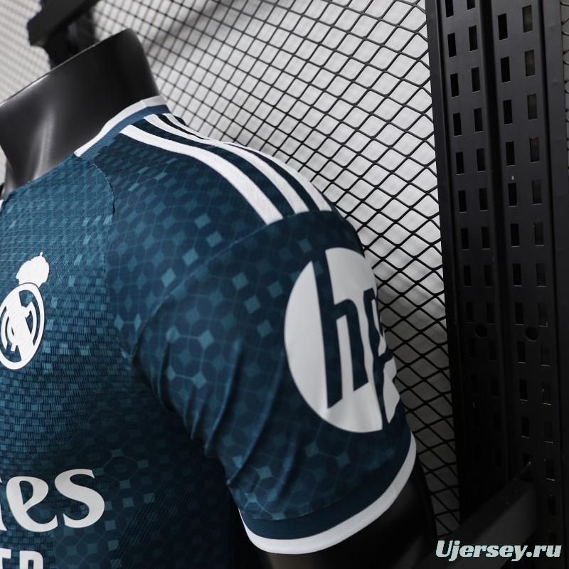 Player Version 26/27 Real Madrid Away Teal Blue  Jersey