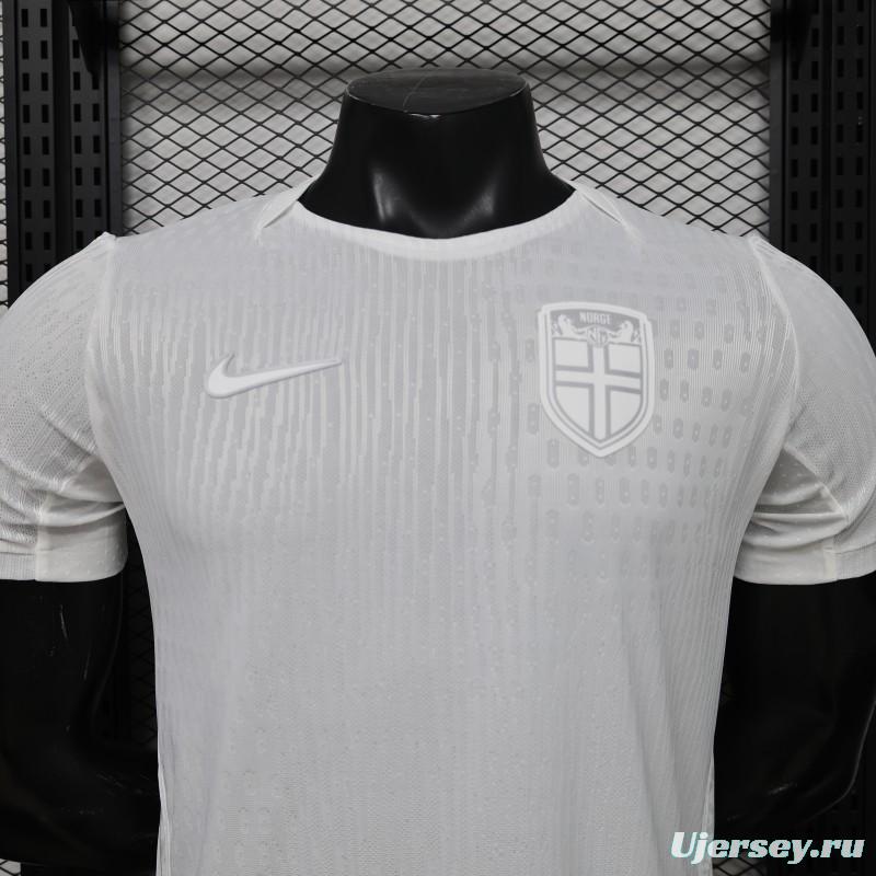 Player Version 2026 Norway White  Away Jersey