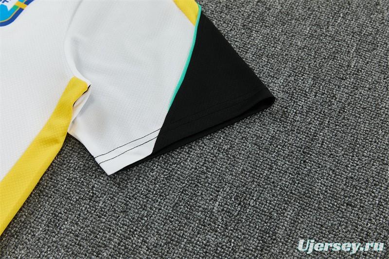 26/27 Brazil Away White Short Sleeve + Soccer Shorts