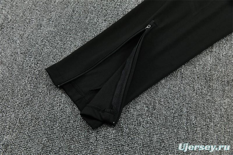 Player Version 26/27 Paris Black Half Zipper Jacket+Long Pants