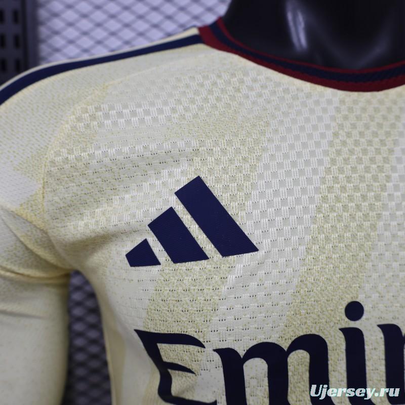 Player Version 26/27 Arsenal Yellow  Long Sleeve Jersey