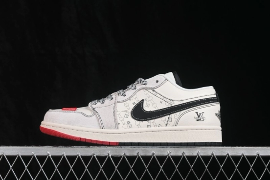 Nike Air Jordan 1 Low OG SP Collaboration Low-Top Casual Skateboarding Shoes - CW6688-113
