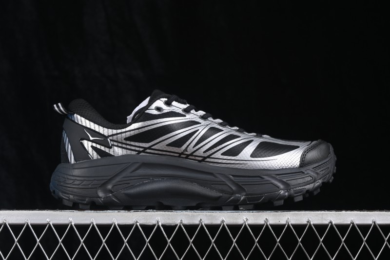 Hoka Mafate Speed 2 Trail Running Shoes with Lightweight Fresh Foam and Vibram Outsole - 1126851 BKSV