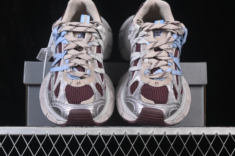 Balenciaga 3XL Interlace Running Shoes with Woven Upper and Advanced Cushioning - W3XTL2940