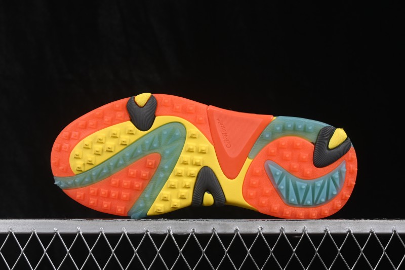 Off-White C/O Virgil Abloh Retro Running Shoes with Deconstructed Design - AJF6