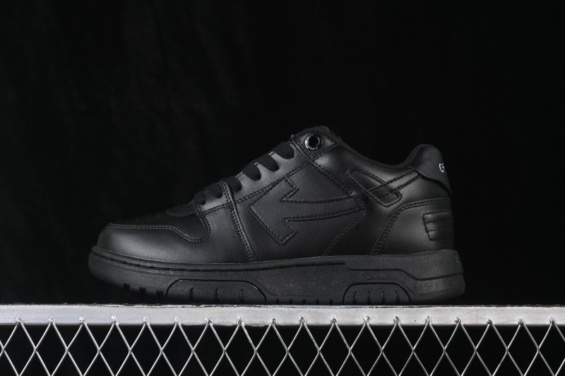 Off-White Out Of Office Low-Top Fashion Sneakers All Black - Y Edition