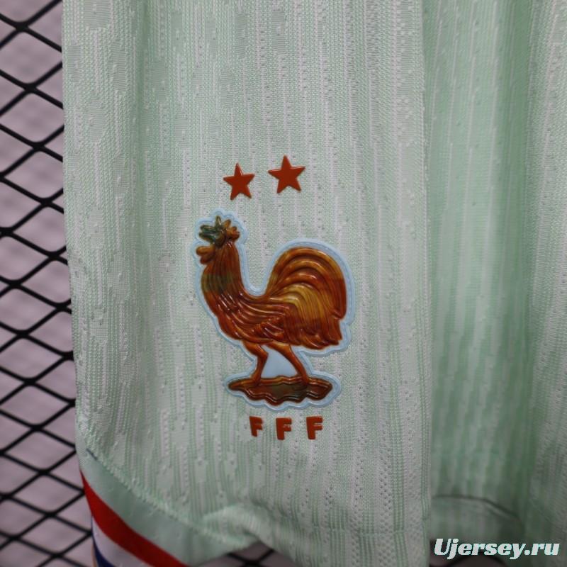 Player Version 2026 France Mint Green Away Shorts