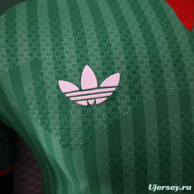 Player Version 26/27  Algeria Green Stripe V-Neck Special Edition Jersey
