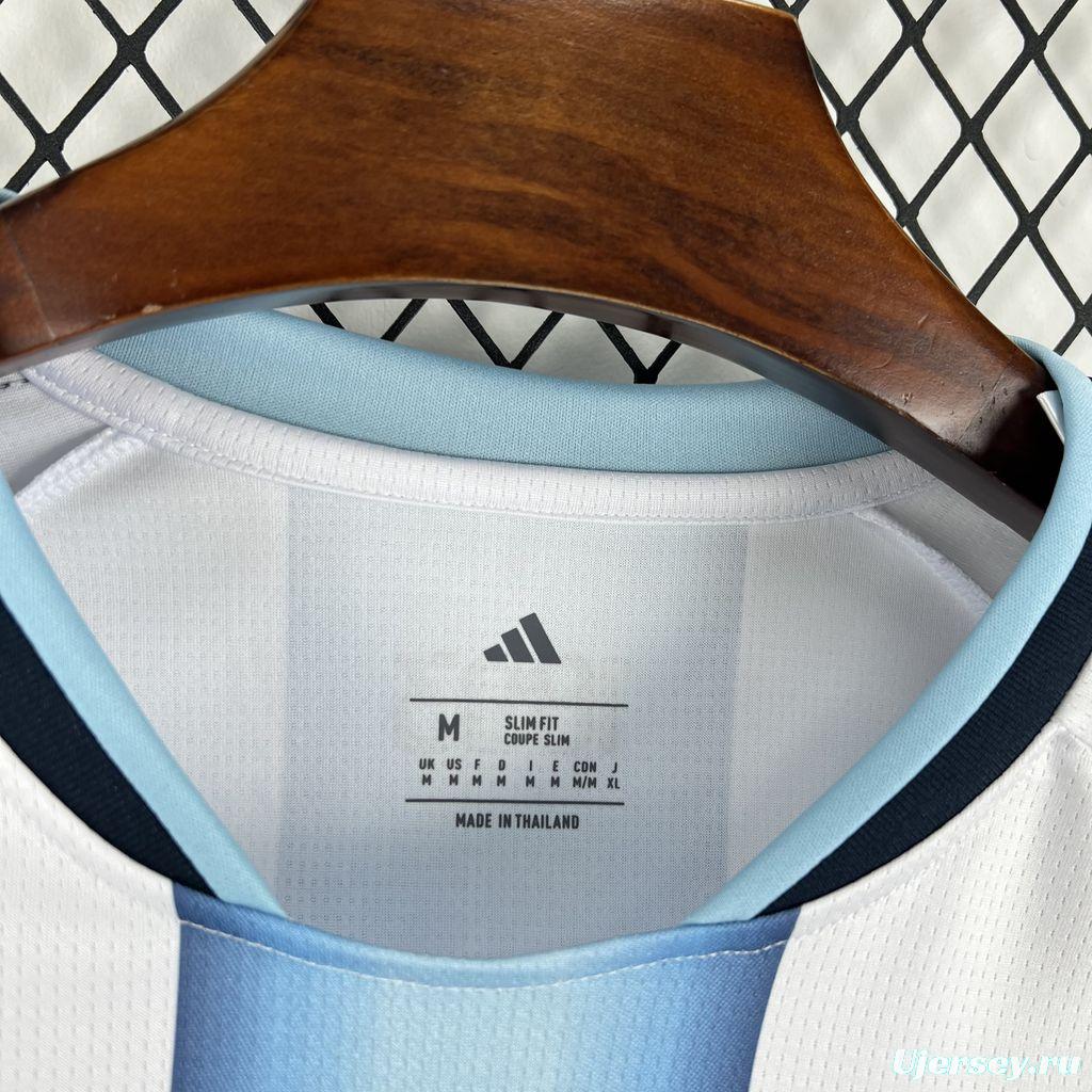 2026 Mens Argentina World Cup Home Long Sleeve Jersey