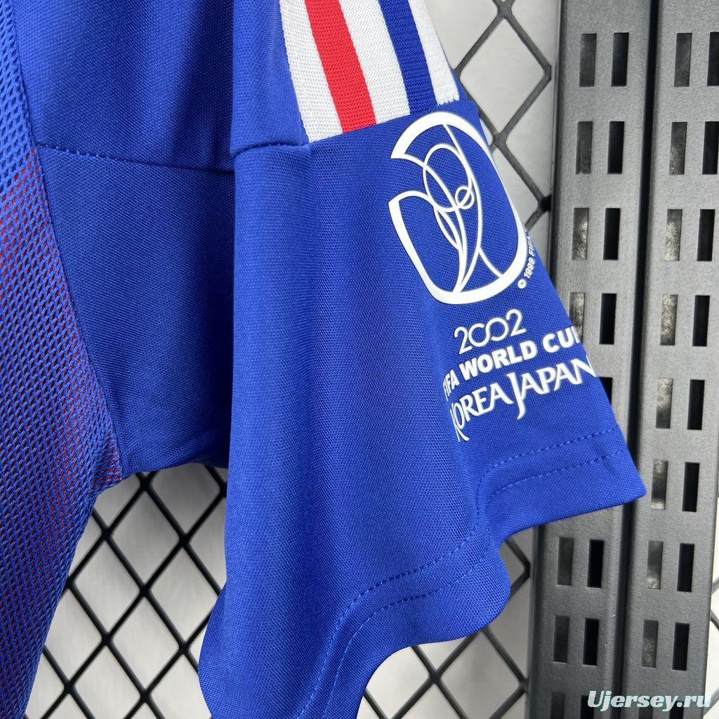 Retro 2002 France Home Jersey