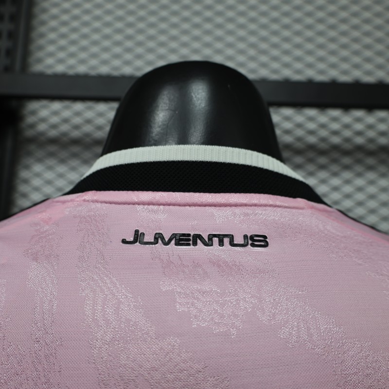 Player Version 26/27 Juventus Away Pink Long Sleeve Jersey