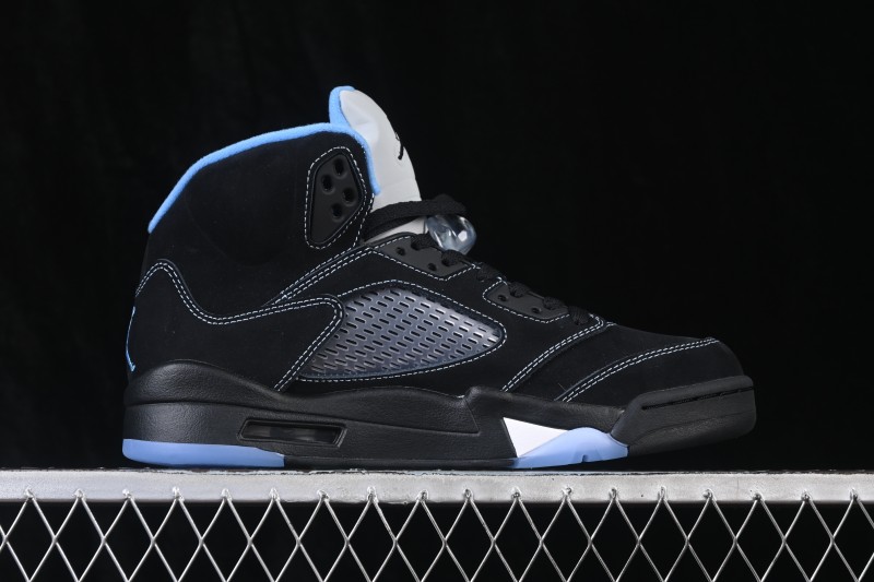 Nike Air Jordan 5 Retro OG 'Black University Blue' Basketball Shoes - DD0587-008