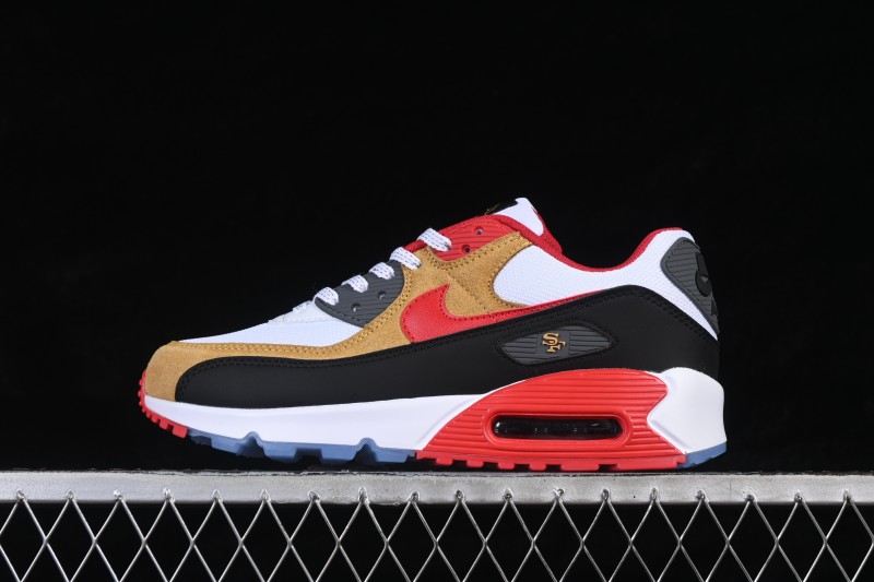Nike Air Max 90 Retro Running Shoes with Visible Air Cushioning - II7588-100