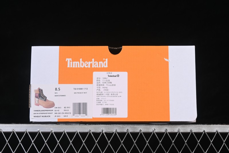 Timberland Heritage 6-Inch Waterproof Premium Leather Boots with Cushioned Collar and Anti-Fatigue Technology - TB010061713