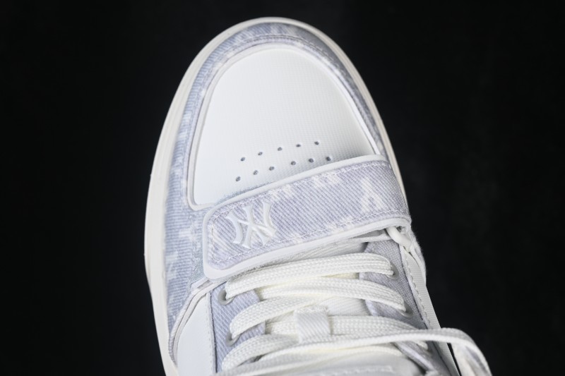 NY MLB Chunky Liner Pocket Monogram New York Yankees Thick Sole Casual Running Shoes - 3ASXMDM6N50GRS