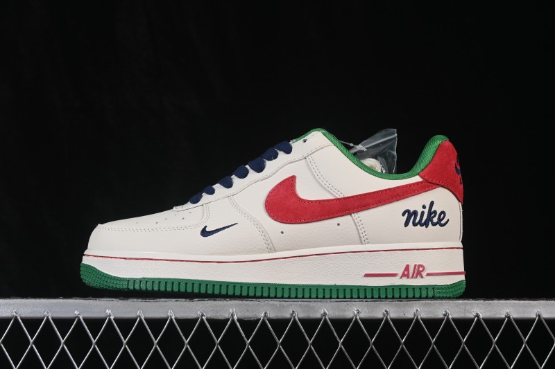 Nike Air Force 1 '07 Low Casual Skateboarding Shoes with Full-Length Air Cushion - FV3694-108