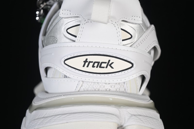 Balenciaga Track Charms Man Retro Running Shoes with Transparent Heel Strap - WTRHM9000