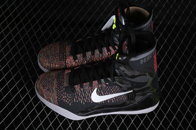 Nike Kobe 9 Elite Protro High-Top Basketball Shoes with Flyknit Upper and Carbon Fiber Plate - FZ7335-001