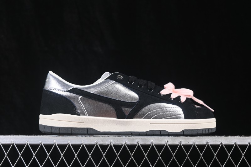 Mizuno CT Club Retro Comfortable Low-Top Casual Skate Shoes with Breathable Design - D1GH261013