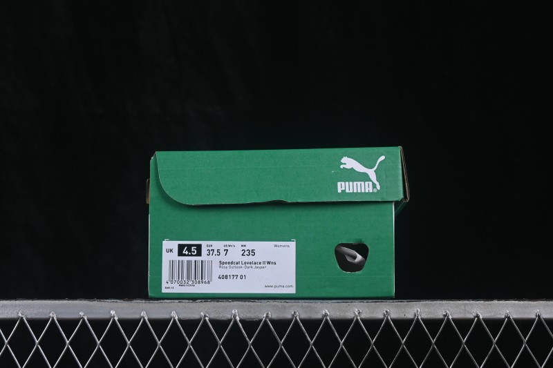Puma Speedcat Low-Top Lifestyle Racing Sneakers with Leather Upper - 408177-01