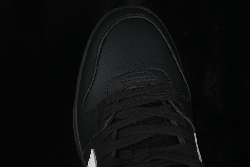 Off-White Out of Office Low-Top Fashion Skate Shoes Black-White