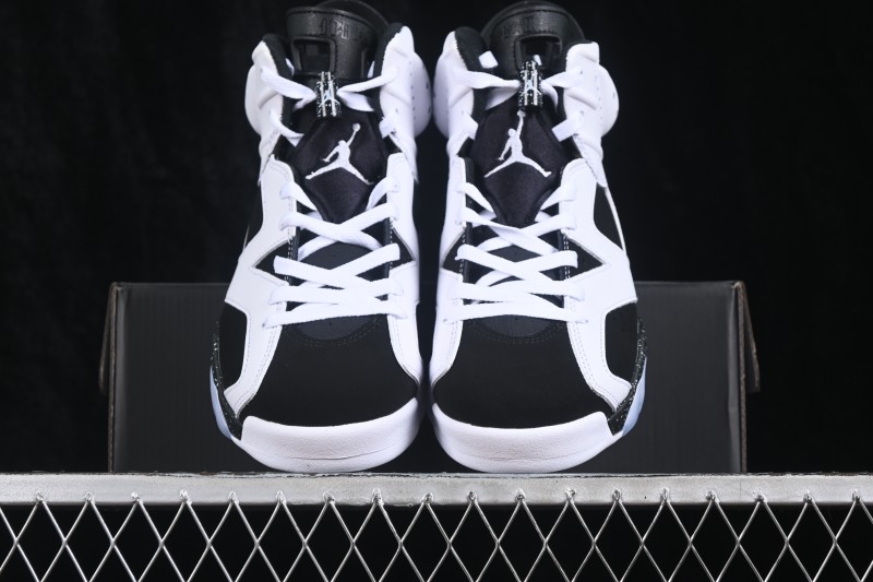 Nike Air Jordan 6 Retro Oreo Running Shoes with Premium Suede Upper - CT8529-108