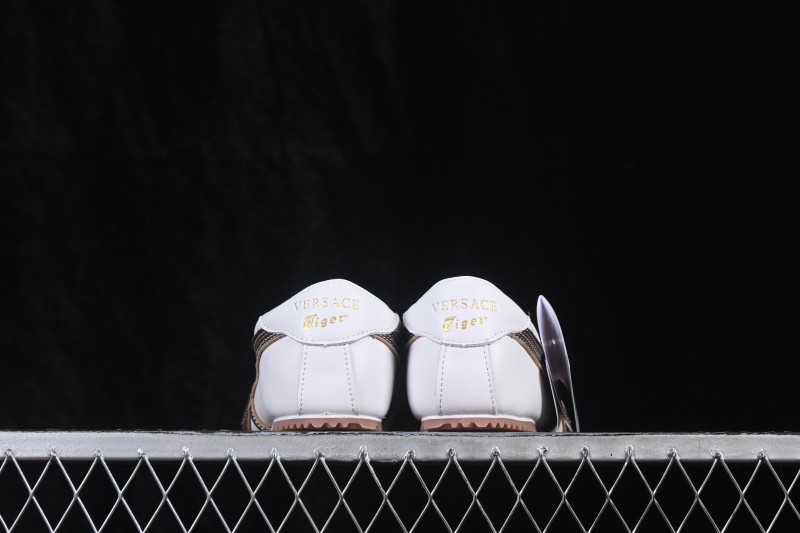 Versace x Onitsuka Tiger Tai-Chi Sakura Lace-Up Flat Low-Top Casual Sneakers - G.C3