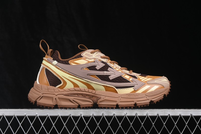Off-White c/o Virgil Abloh Retro Running Shoes with Signature Design - AJF6