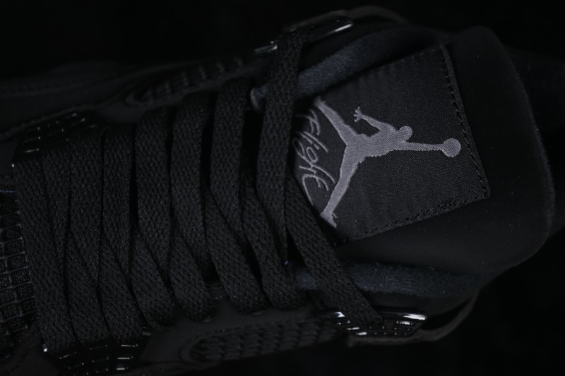 Nike Air Jordan 4 Retro Black Cat Basketball Shoes - CU1110-010