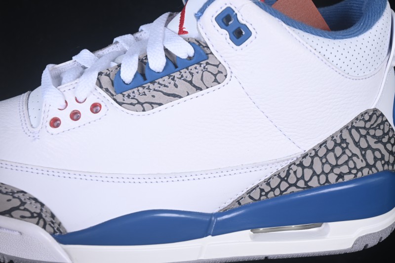 Air Jordan 3 Retro True Blue Basketball Shoes - IF4396-104