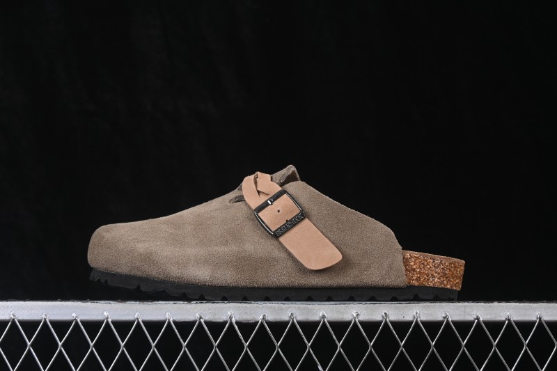 Birkenstock Boston Soft Footbed Suede Shearling Clog - 0560771
