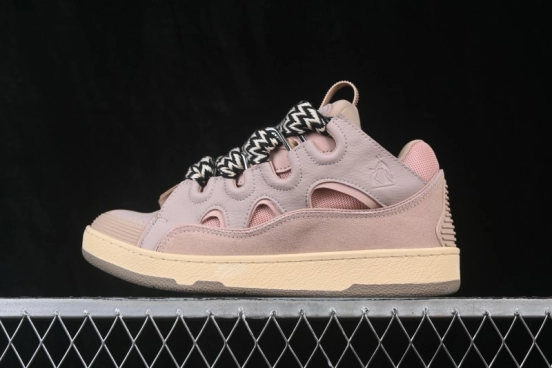 Lanvin Two-Tone Lace-Up Low-Top Lifestyle Casual Shoes - AJE5