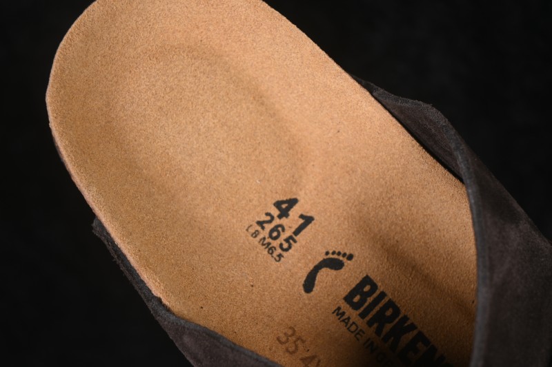 Birkenstock Suede Shearling-Lined Clog Mocha Brown - 1015572