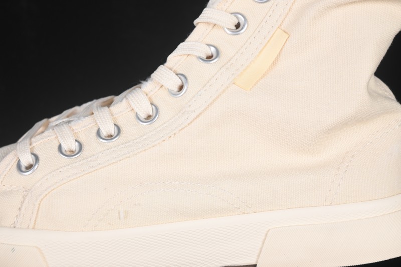 Balenciaga Paris Low Top Distressed High-Top Lace-Up Fashion Sneakers - W3RC49090