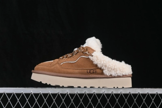 UGG Highland Lowmel Suede and Textile Colorblock Low Top Casual Sneakers - 1180313 CHE