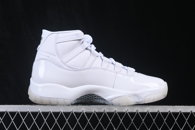 Comme des Garçons x Nike Air Jordan 11 White Sneakers - IV7639-100
